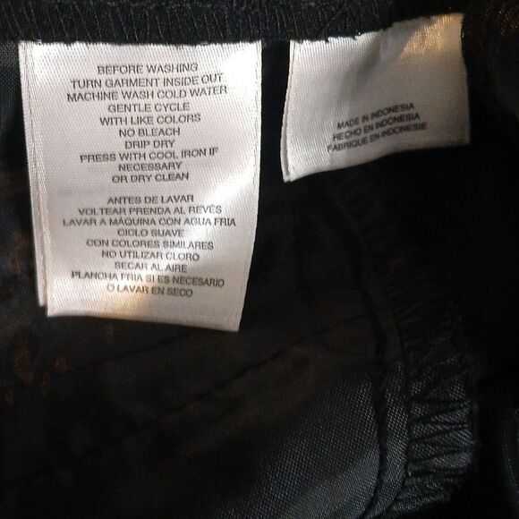 Anne Klein black dress pants with front pockets Sz 2 NWOT - Picture 9 of 9